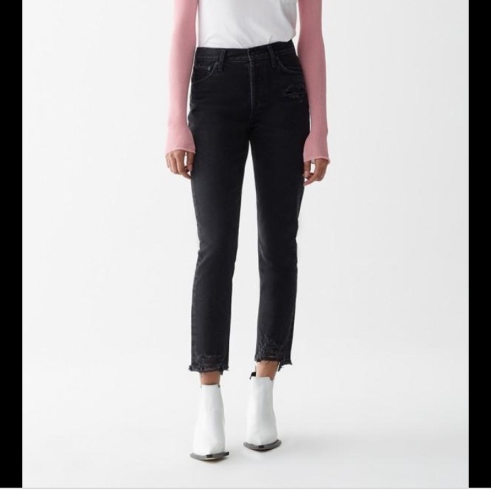 Agolde Jamie High Rise Classic Fit - Plume